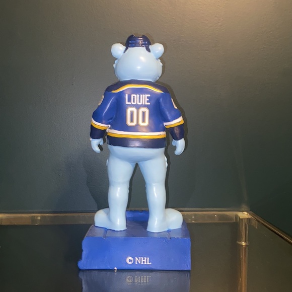 ST LOUIS BLUES “LOUIE” MASCOT STATUE - Picture 3 of 7
